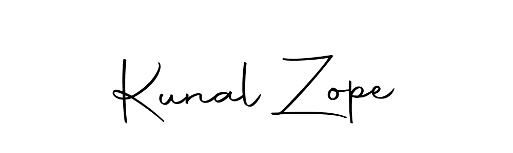 Also we have Kunal Zope name is the best signature style. Create professional handwritten signature collection using Autography-DOLnW autograph style. Kunal Zope signature style 10 images and pictures png