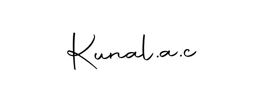 Create a beautiful signature design for name Kunal.a.c. With this signature (Autography-DOLnW) fonts, you can make a handwritten signature for free. Kunal.a.c signature style 10 images and pictures png