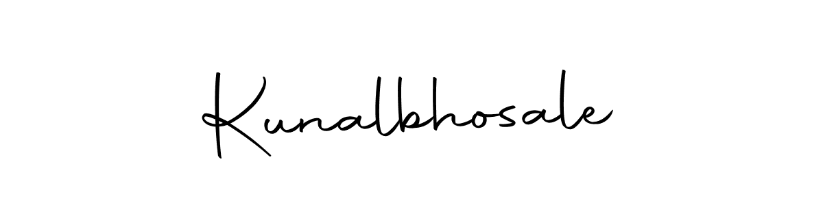 Make a beautiful signature design for name Kunalbhosale. With this signature (Autography-DOLnW) style, you can create a handwritten signature for free. Kunalbhosale signature style 10 images and pictures png