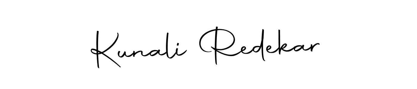 Make a beautiful signature design for name Kunali Redekar. With this signature (Autography-DOLnW) style, you can create a handwritten signature for free. Kunali Redekar signature style 10 images and pictures png