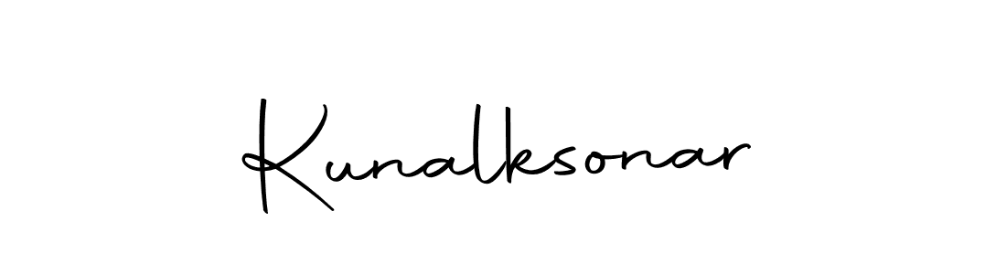 Design your own signature with our free online signature maker. With this signature software, you can create a handwritten (Autography-DOLnW) signature for name Kunalksonar. Kunalksonar signature style 10 images and pictures png