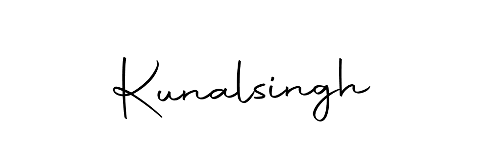 Design your own signature with our free online signature maker. With this signature software, you can create a handwritten (Autography-DOLnW) signature for name Kunalsingh. Kunalsingh signature style 10 images and pictures png