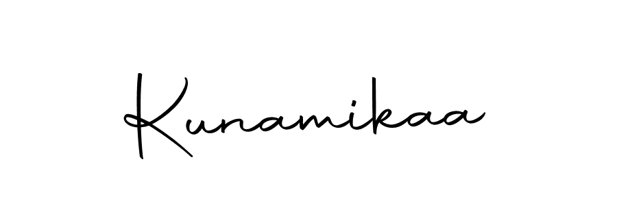 You should practise on your own different ways (Autography-DOLnW) to write your name (Kunamikaa) in signature. don't let someone else do it for you. Kunamikaa signature style 10 images and pictures png