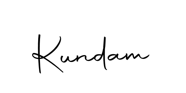 Create a beautiful signature design for name Kundam. With this signature (Autography-DOLnW) fonts, you can make a handwritten signature for free. Kundam signature style 10 images and pictures png