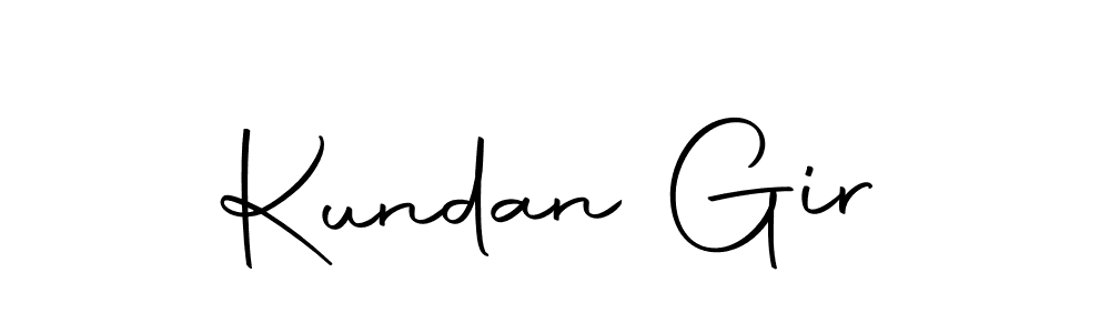 Also we have Kundan Gir name is the best signature style. Create professional handwritten signature collection using Autography-DOLnW autograph style. Kundan Gir signature style 10 images and pictures png