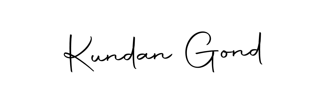 Make a beautiful signature design for name Kundan Gond. Use this online signature maker to create a handwritten signature for free. Kundan Gond signature style 10 images and pictures png