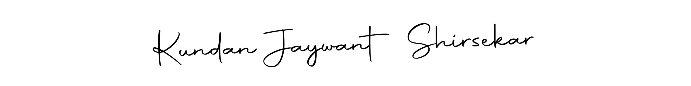 How to make Kundan Jaywant Shirsekar signature? Autography-DOLnW is a professional autograph style. Create handwritten signature for Kundan Jaywant Shirsekar name. Kundan Jaywant Shirsekar signature style 10 images and pictures png