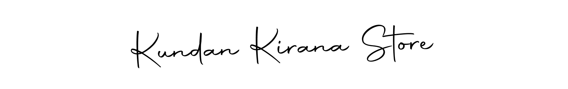 Design your own signature with our free online signature maker. With this signature software, you can create a handwritten (Autography-DOLnW) signature for name Kundan Kirana Store. Kundan Kirana Store signature style 10 images and pictures png