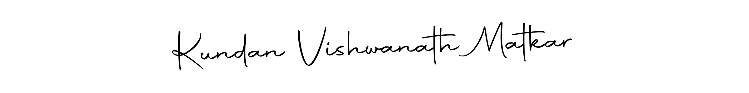 Also we have Kundan Vishwanath Matkar name is the best signature style. Create professional handwritten signature collection using Autography-DOLnW autograph style. Kundan Vishwanath Matkar signature style 10 images and pictures png