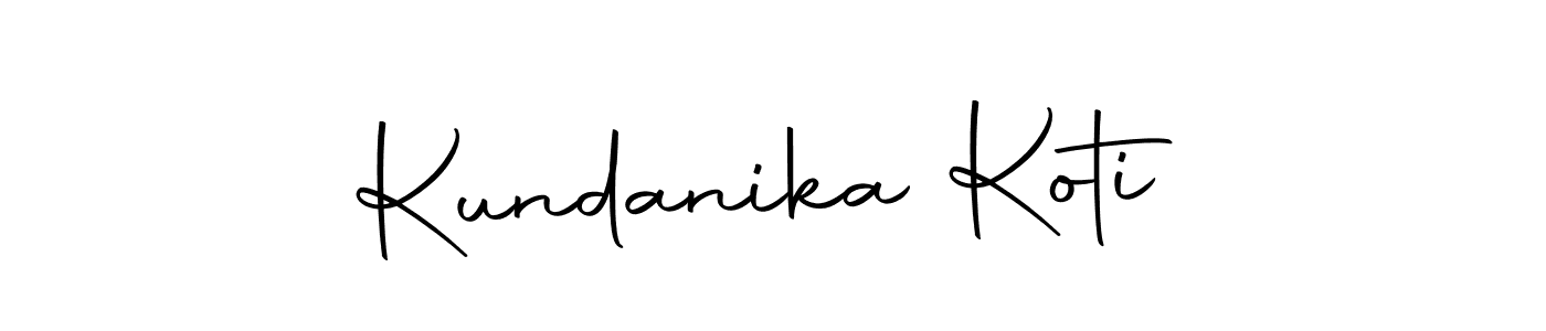 Also we have Kundanika Koti name is the best signature style. Create professional handwritten signature collection using Autography-DOLnW autograph style. Kundanika Koti signature style 10 images and pictures png