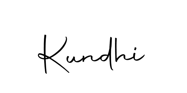 Use a signature maker to create a handwritten signature online. With this signature software, you can design (Autography-DOLnW) your own signature for name Kundhi. Kundhi signature style 10 images and pictures png