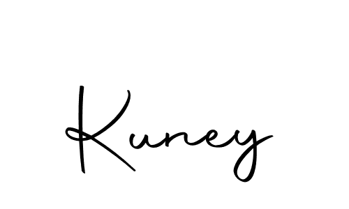 How to make Kuney name signature. Use Autography-DOLnW style for creating short signs online. This is the latest handwritten sign. Kuney signature style 10 images and pictures png