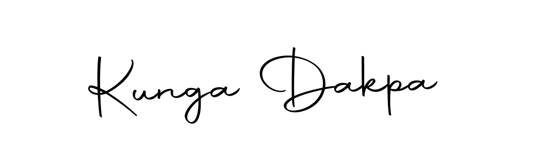 How to make Kunga Dakpa name signature. Use Autography-DOLnW style for creating short signs online. This is the latest handwritten sign. Kunga Dakpa signature style 10 images and pictures png