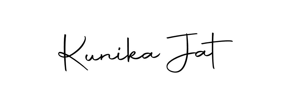 if you are searching for the best signature style for your name Kunika Jat. so please give up your signature search. here we have designed multiple signature styles  using Autography-DOLnW. Kunika Jat signature style 10 images and pictures png