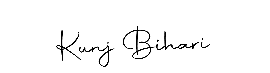 Create a beautiful signature design for name Kunj Bihari. With this signature (Autography-DOLnW) fonts, you can make a handwritten signature for free. Kunj Bihari signature style 10 images and pictures png