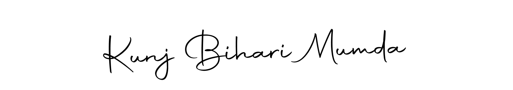 Make a beautiful signature design for name Kunj Bihari Mumda. With this signature (Autography-DOLnW) style, you can create a handwritten signature for free. Kunj Bihari Mumda signature style 10 images and pictures png