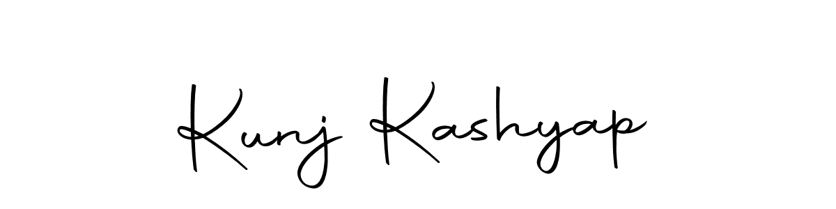 You should practise on your own different ways (Autography-DOLnW) to write your name (Kunj Kashyap) in signature. don't let someone else do it for you. Kunj Kashyap signature style 10 images and pictures png