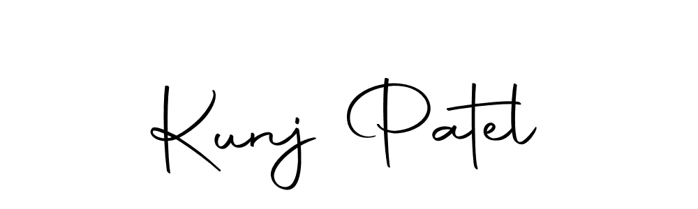 Design your own signature with our free online signature maker. With this signature software, you can create a handwritten (Autography-DOLnW) signature for name Kunj Patel. Kunj Patel signature style 10 images and pictures png