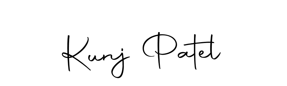 The best way (Autography-DOLnW) to make a short signature is to pick only two or three words in your name. The name Kunj Patel include a total of six letters. For converting this name. Kunj Patel signature style 10 images and pictures png