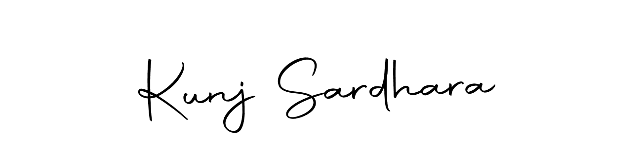 Similarly Autography-DOLnW is the best handwritten signature design. Signature creator online .You can use it as an online autograph creator for name Kunj Sardhara. Kunj Sardhara signature style 10 images and pictures png