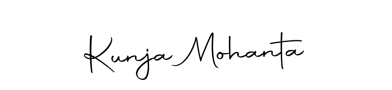 Here are the top 10 professional signature styles for the name Kunja Mohanta. These are the best autograph styles you can use for your name. Kunja Mohanta signature style 10 images and pictures png