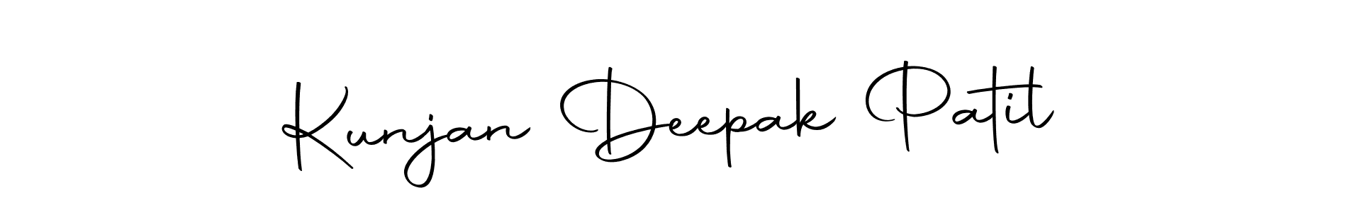 Make a beautiful signature design for name Kunjan Deepak Patil. With this signature (Autography-DOLnW) style, you can create a handwritten signature for free. Kunjan Deepak Patil signature style 10 images and pictures png