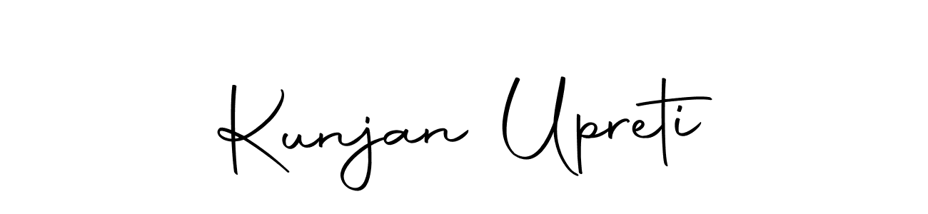 Make a short Kunjan Upreti signature style. Manage your documents anywhere anytime using Autography-DOLnW. Create and add eSignatures, submit forms, share and send files easily. Kunjan Upreti signature style 10 images and pictures png