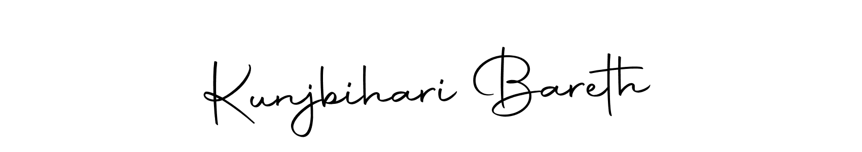 Make a short Kunjbihari Bareth signature style. Manage your documents anywhere anytime using Autography-DOLnW. Create and add eSignatures, submit forms, share and send files easily. Kunjbihari Bareth signature style 10 images and pictures png