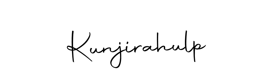 Here are the top 10 professional signature styles for the name Kunjirahulp. These are the best autograph styles you can use for your name. Kunjirahulp signature style 10 images and pictures png