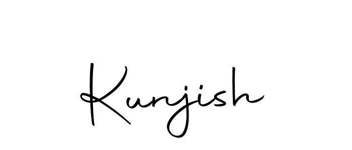Kunjish stylish signature style. Best Handwritten Sign (Autography-DOLnW) for my name. Handwritten Signature Collection Ideas for my name Kunjish. Kunjish signature style 10 images and pictures png
