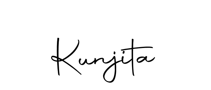 Also we have Kunjita name is the best signature style. Create professional handwritten signature collection using Autography-DOLnW autograph style. Kunjita signature style 10 images and pictures png