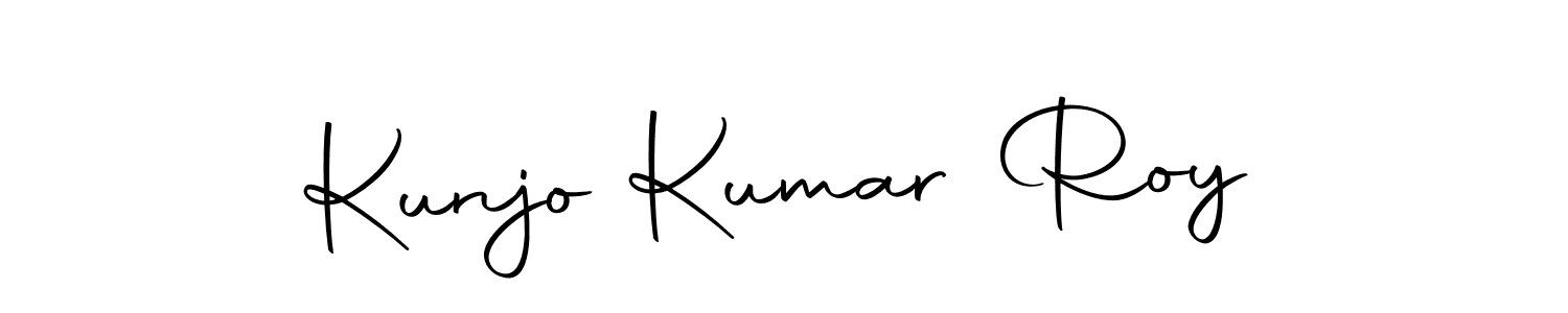 Make a short Kunjo Kumar Roy signature style. Manage your documents anywhere anytime using Autography-DOLnW. Create and add eSignatures, submit forms, share and send files easily. Kunjo Kumar Roy signature style 10 images and pictures png