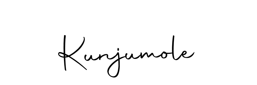 Here are the top 10 professional signature styles for the name Kunjumole. These are the best autograph styles you can use for your name. Kunjumole signature style 10 images and pictures png