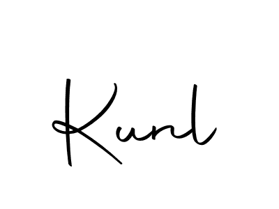 Here are the top 10 professional signature styles for the name Kunl. These are the best autograph styles you can use for your name. Kunl signature style 10 images and pictures png