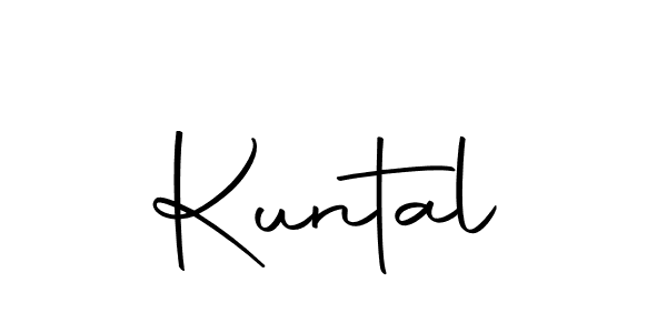 You should practise on your own different ways (Autography-DOLnW) to write your name (Kuntal) in signature. don't let someone else do it for you. Kuntal signature style 10 images and pictures png