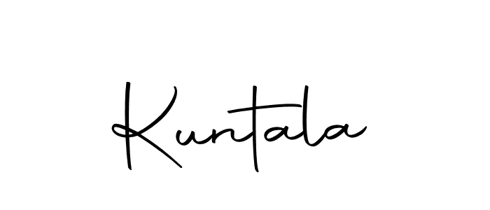 You should practise on your own different ways (Autography-DOLnW) to write your name (Kuntala) in signature. don't let someone else do it for you. Kuntala signature style 10 images and pictures png