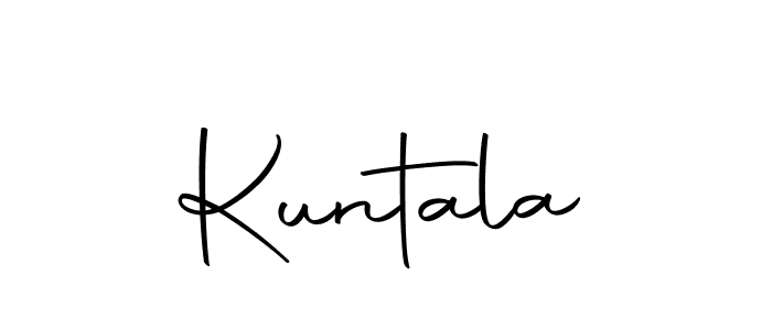 Create a beautiful signature design for name Kuntala. With this signature (Autography-DOLnW) fonts, you can make a handwritten signature for free. Kuntala signature style 10 images and pictures png