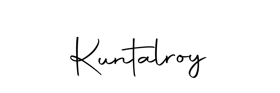You should practise on your own different ways (Autography-DOLnW) to write your name (Kuntalroy) in signature. don't let someone else do it for you. Kuntalroy signature style 10 images and pictures png