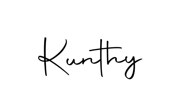 Kunthy stylish signature style. Best Handwritten Sign (Autography-DOLnW) for my name. Handwritten Signature Collection Ideas for my name Kunthy. Kunthy signature style 10 images and pictures png