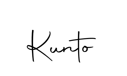 How to make Kunto name signature. Use Autography-DOLnW style for creating short signs online. This is the latest handwritten sign. Kunto signature style 10 images and pictures png