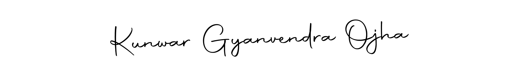 Also we have Kunwar Gyanvendra Ojha name is the best signature style. Create professional handwritten signature collection using Autography-DOLnW autograph style. Kunwar Gyanvendra Ojha signature style 10 images and pictures png