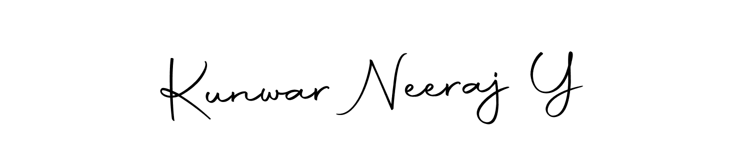 Kunwar Neeraj Y stylish signature style. Best Handwritten Sign (Autography-DOLnW) for my name. Handwritten Signature Collection Ideas for my name Kunwar Neeraj Y. Kunwar Neeraj Y signature style 10 images and pictures png