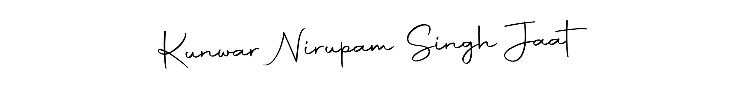 How to make Kunwar Nirupam Singh Jaat name signature. Use Autography-DOLnW style for creating short signs online. This is the latest handwritten sign. Kunwar Nirupam Singh Jaat signature style 10 images and pictures png