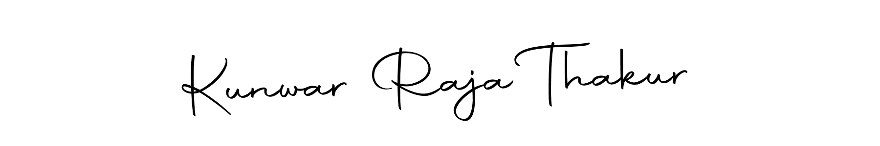 Create a beautiful signature design for name Kunwar Raja Thakur. With this signature (Autography-DOLnW) fonts, you can make a handwritten signature for free. Kunwar Raja Thakur signature style 10 images and pictures png