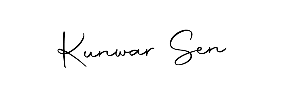 Here are the top 10 professional signature styles for the name Kunwar Sen. These are the best autograph styles you can use for your name. Kunwar Sen signature style 10 images and pictures png