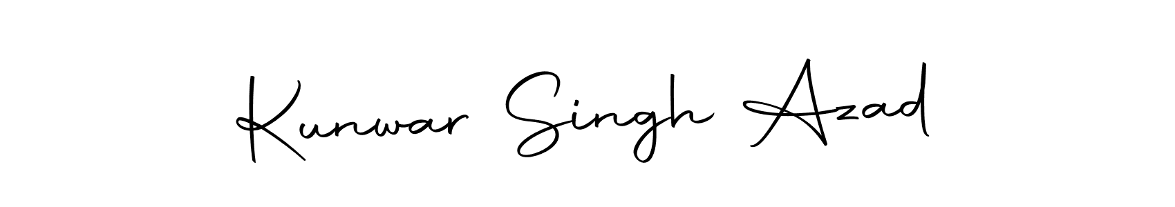 The best way (Autography-DOLnW) to make a short signature is to pick only two or three words in your name. The name Kunwar Singh Azad include a total of six letters. For converting this name. Kunwar Singh Azad signature style 10 images and pictures png