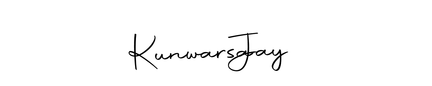 Similarly Autography-DOLnW is the best handwritten signature design. Signature creator online .You can use it as an online autograph creator for name Kunwarsa   Jay . Kunwarsa   Jay  signature style 10 images and pictures png