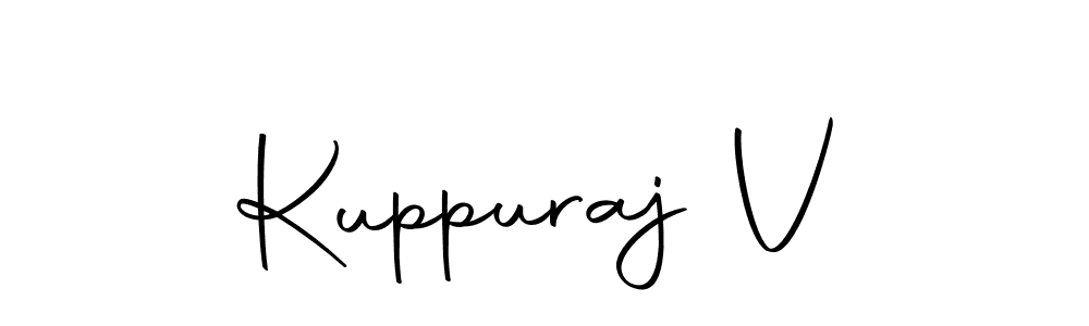 if you are searching for the best signature style for your name Kuppuraj V. so please give up your signature search. here we have designed multiple signature styles  using Autography-DOLnW. Kuppuraj V signature style 10 images and pictures png