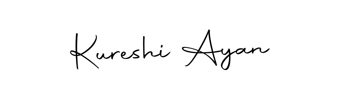 Here are the top 10 professional signature styles for the name Kureshi Ayan. These are the best autograph styles you can use for your name. Kureshi Ayan signature style 10 images and pictures png