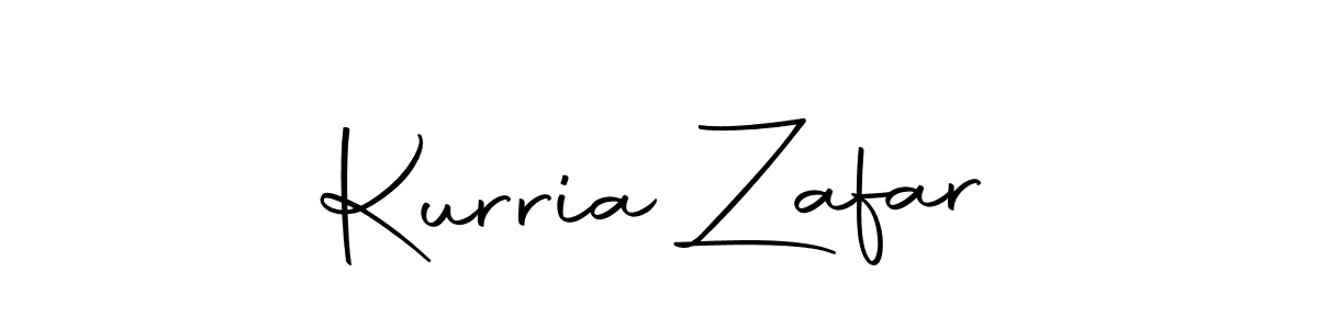 Design your own signature with our free online signature maker. With this signature software, you can create a handwritten (Autography-DOLnW) signature for name Kurria Zafar. Kurria Zafar signature style 10 images and pictures png